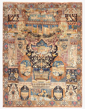 9' 10 x 12' 10 Kashmar Wool Rug