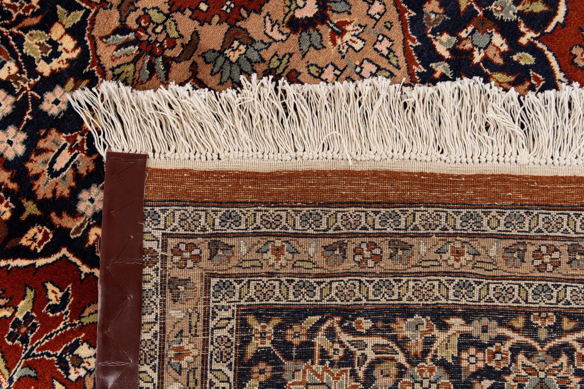 7' 1 x 10' 7 Hand Knotted Kashmir Oriental Wool Rug