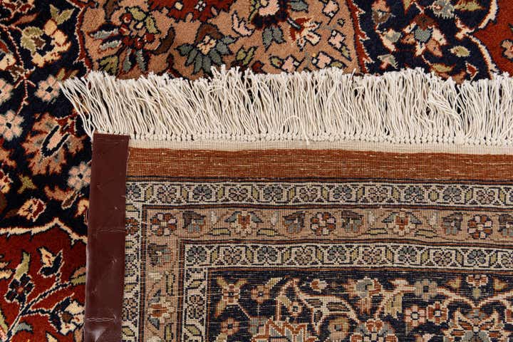 7' 1 x 10' 7 Hand Knotted Kashmir Oriental Wool Rug