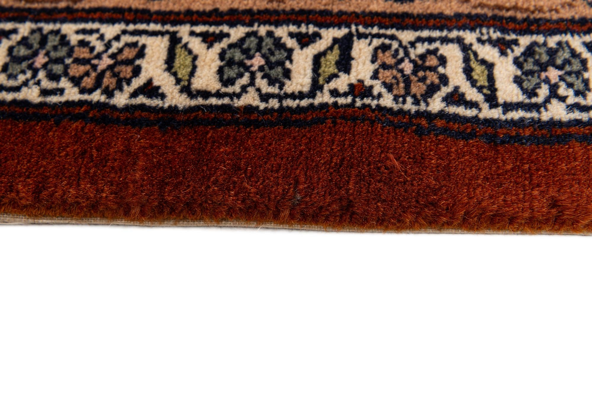 7' 1 x 10' 7 Hand Knotted Kashmir Oriental Wool Rug