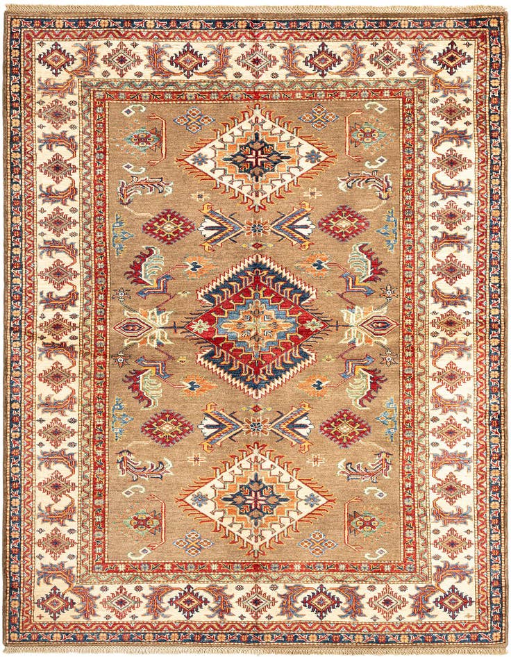 Detail image of 5' 5 x 7' 10 Kazak Wool Rug