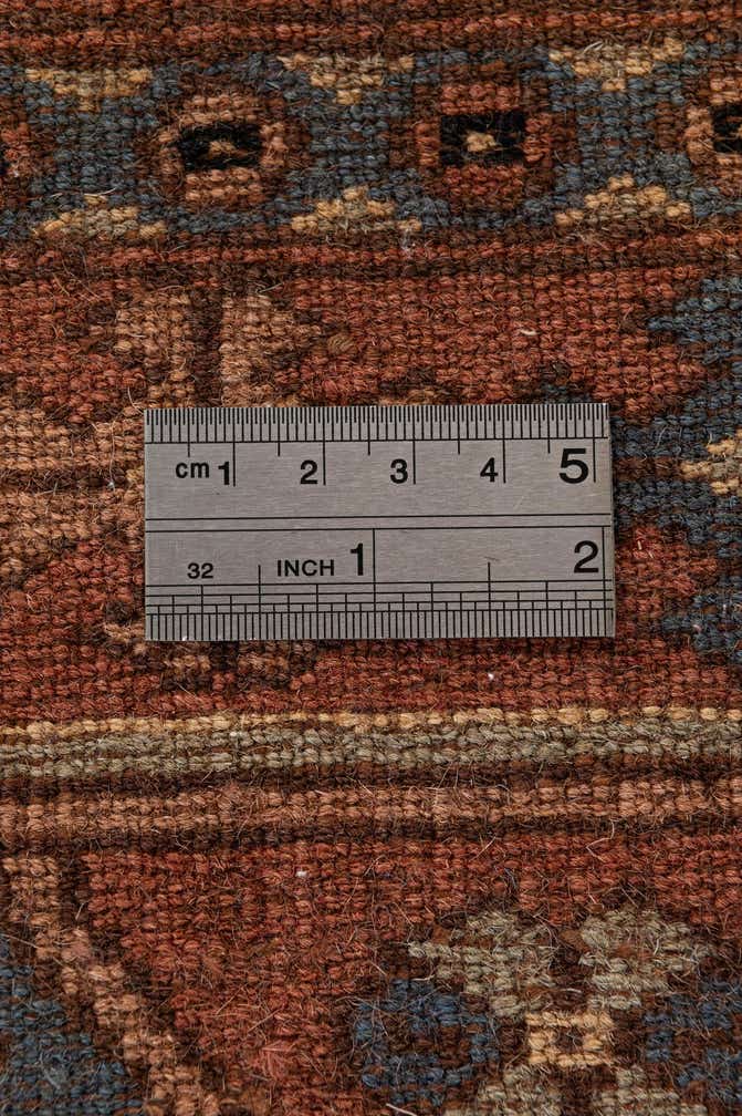 4' 3 x 6' 1 Hand Knotted Kazak Oriental Wool Rug