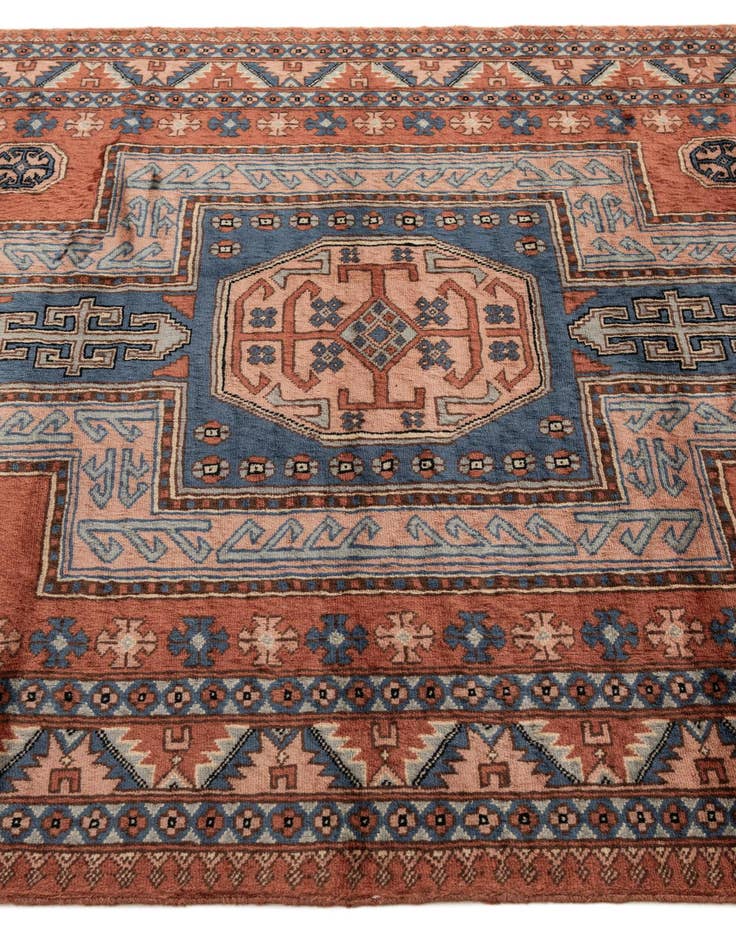 Detail image of 4' 3 x 6' 1 Hand Knotted Kazak Oriental Wool Rug