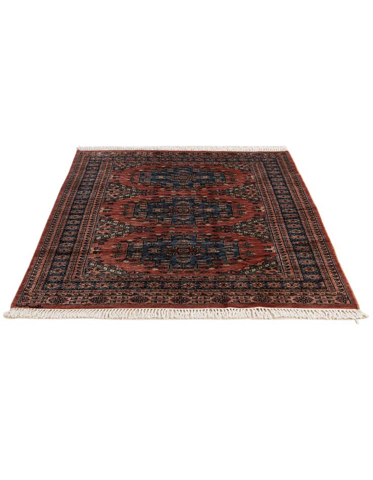Detail image of 4' 3 x 5' 7 Hand Knotted Kazak Oriental Wool Rug