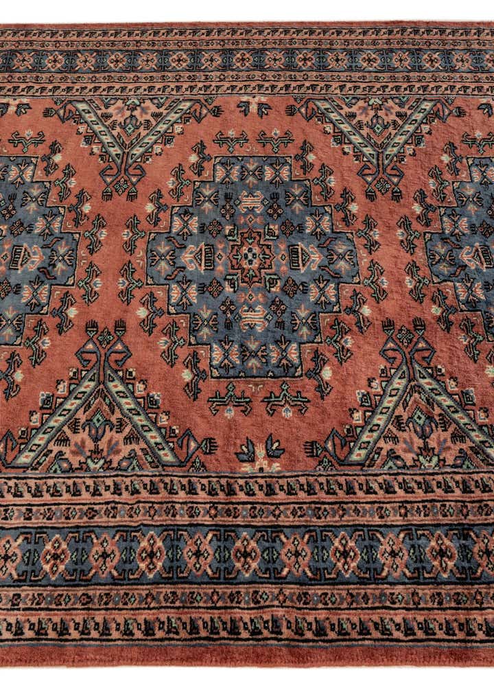 4' 3 x 5' 7 Hand Knotted Kazak Oriental Wool Rug