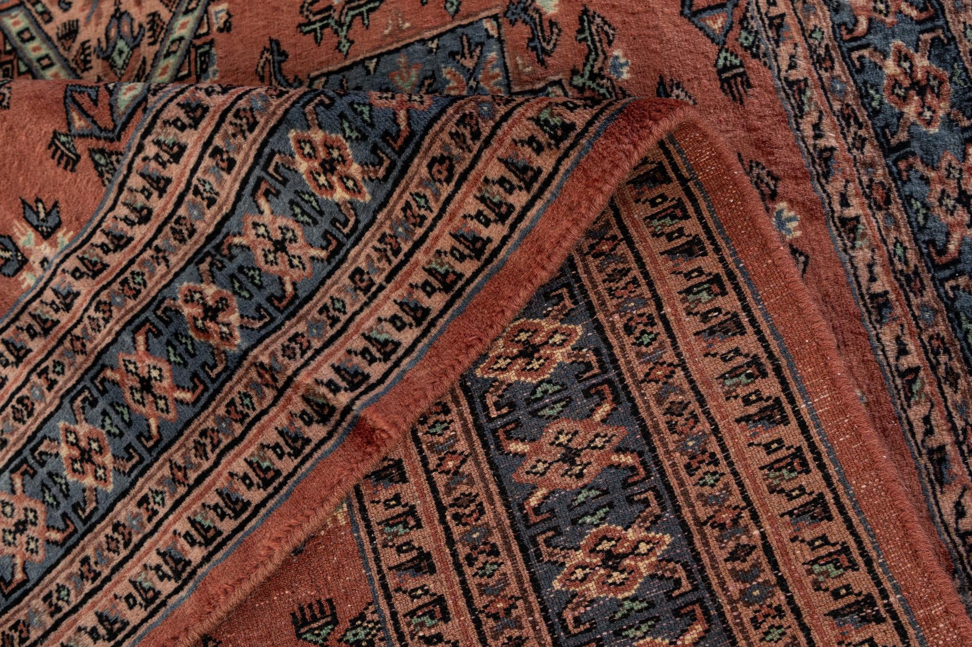 4' 3 x 5' 7 Hand Knotted Kazak Oriental Wool Rug