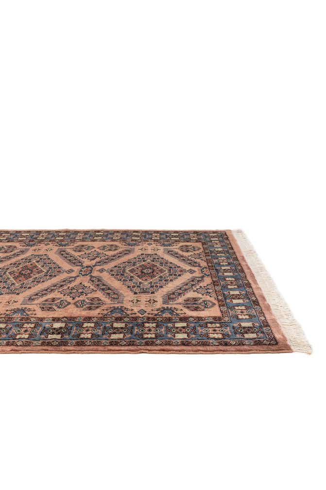 4' 4 x 6' 3 Hand Knotted Kazak Oriental Wool Rug