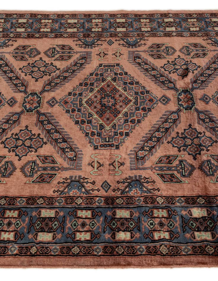 Detail image of 4' 4 x 6' 3  Hand Knotted Kazak Oriental Wool Rug