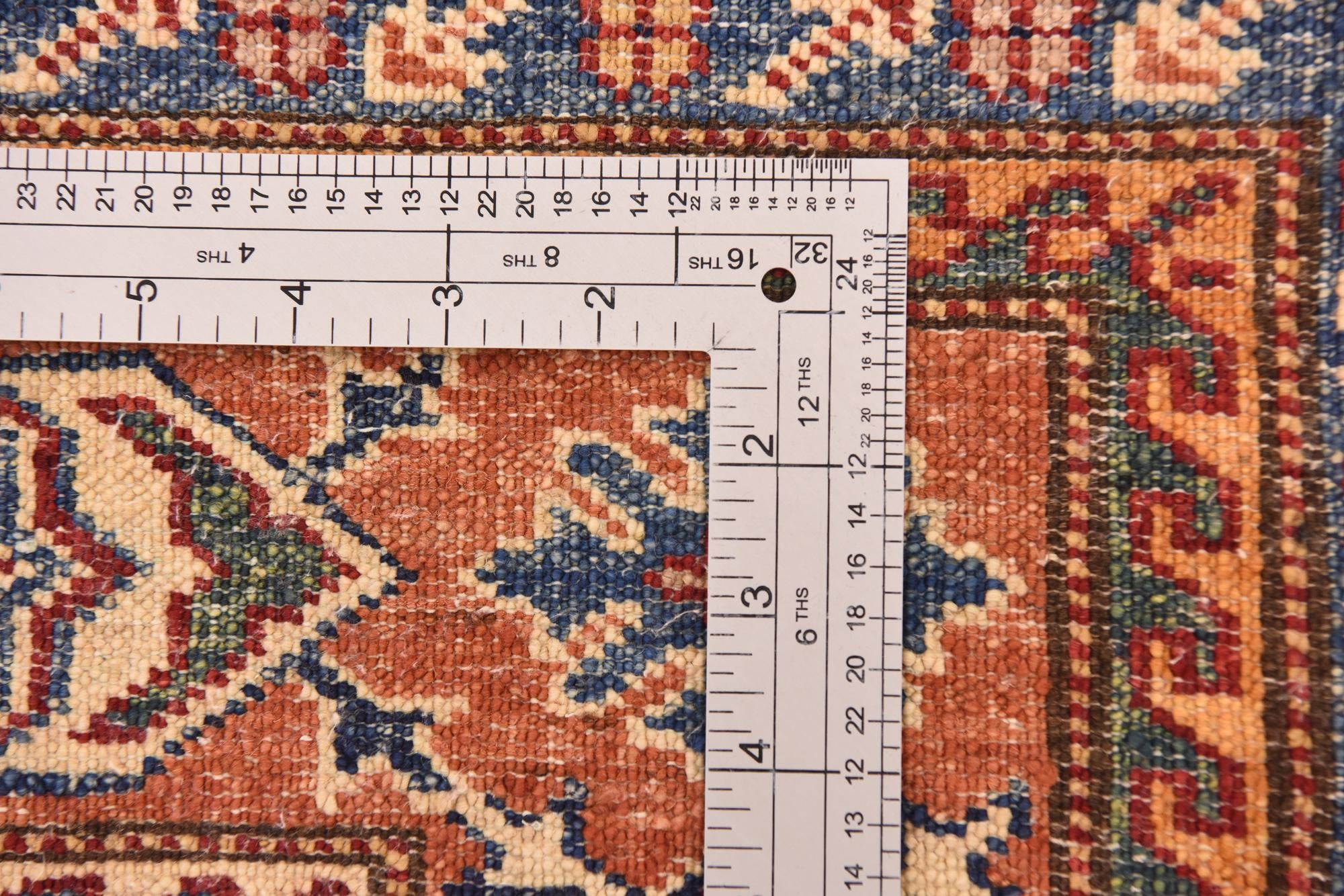 3' 6 x 4' 10 Hand Knotted Kazak Oriental Rug