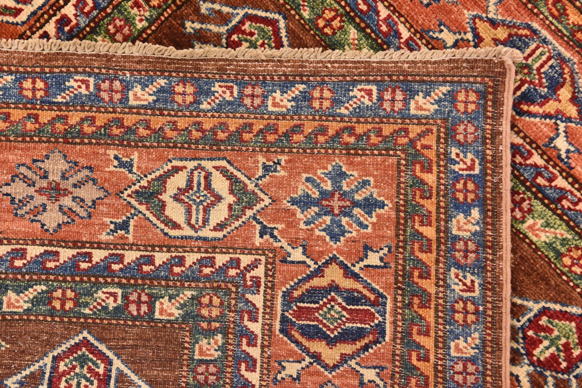 3' 6 x 4' 10 Hand Knotted Kazak Oriental Rug