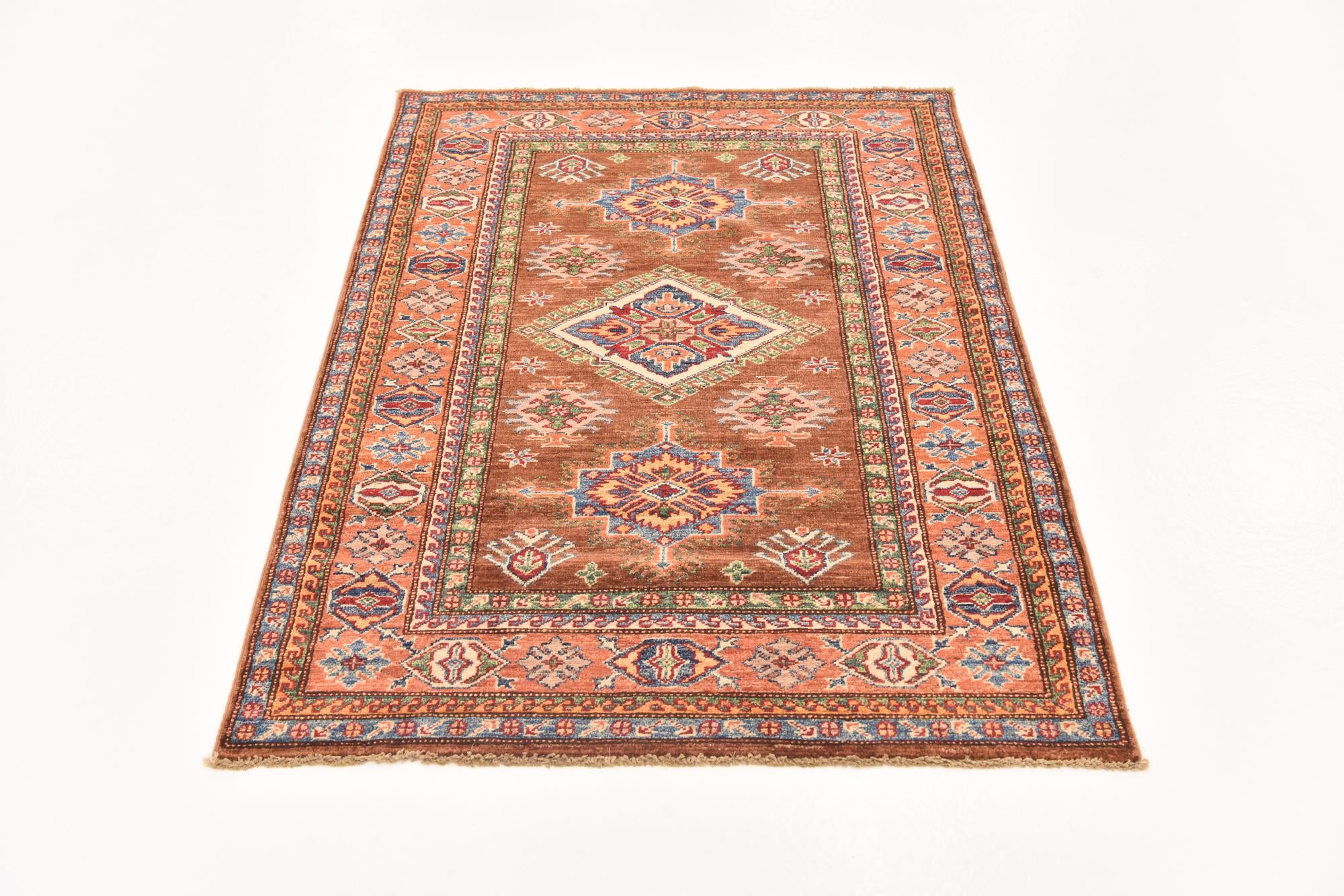3' 6 x 4' 10 Hand Knotted Kazak Oriental Rug