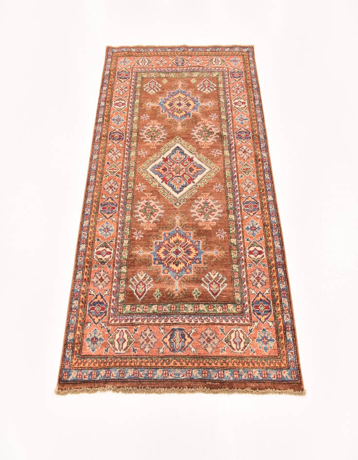 Detail image of 3' 6 x 4' 10  Hand Knotted Kazak Oriental Rug