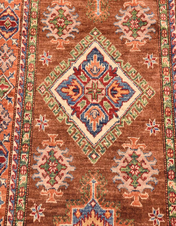 Detail image of 3' 6 x 4' 10  Hand Knotted Kazak Oriental Rug