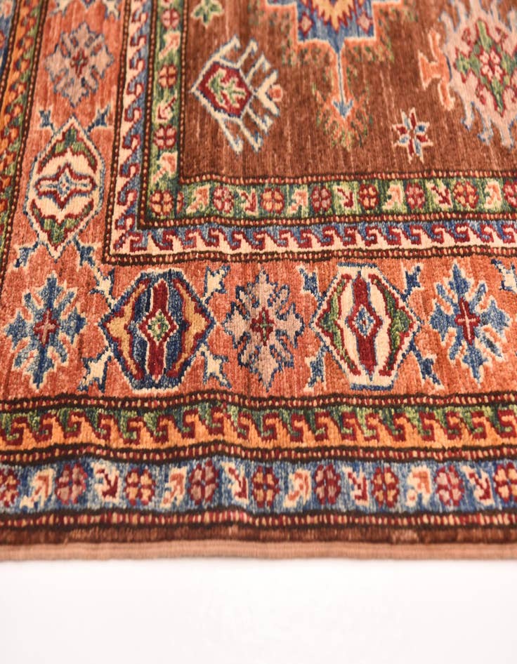 Detail image of 3' 6 x 4' 10  Hand Knotted Kazak Oriental Rug