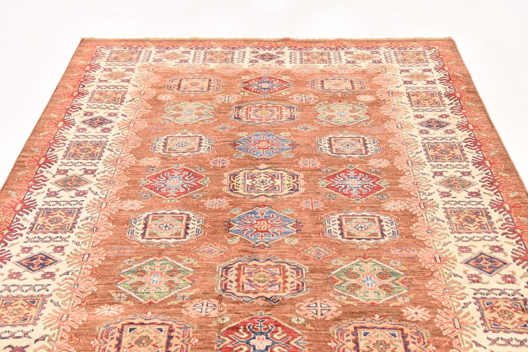 5' 6 x 7' 10 Hand Knotted Kazak Oriental Rug