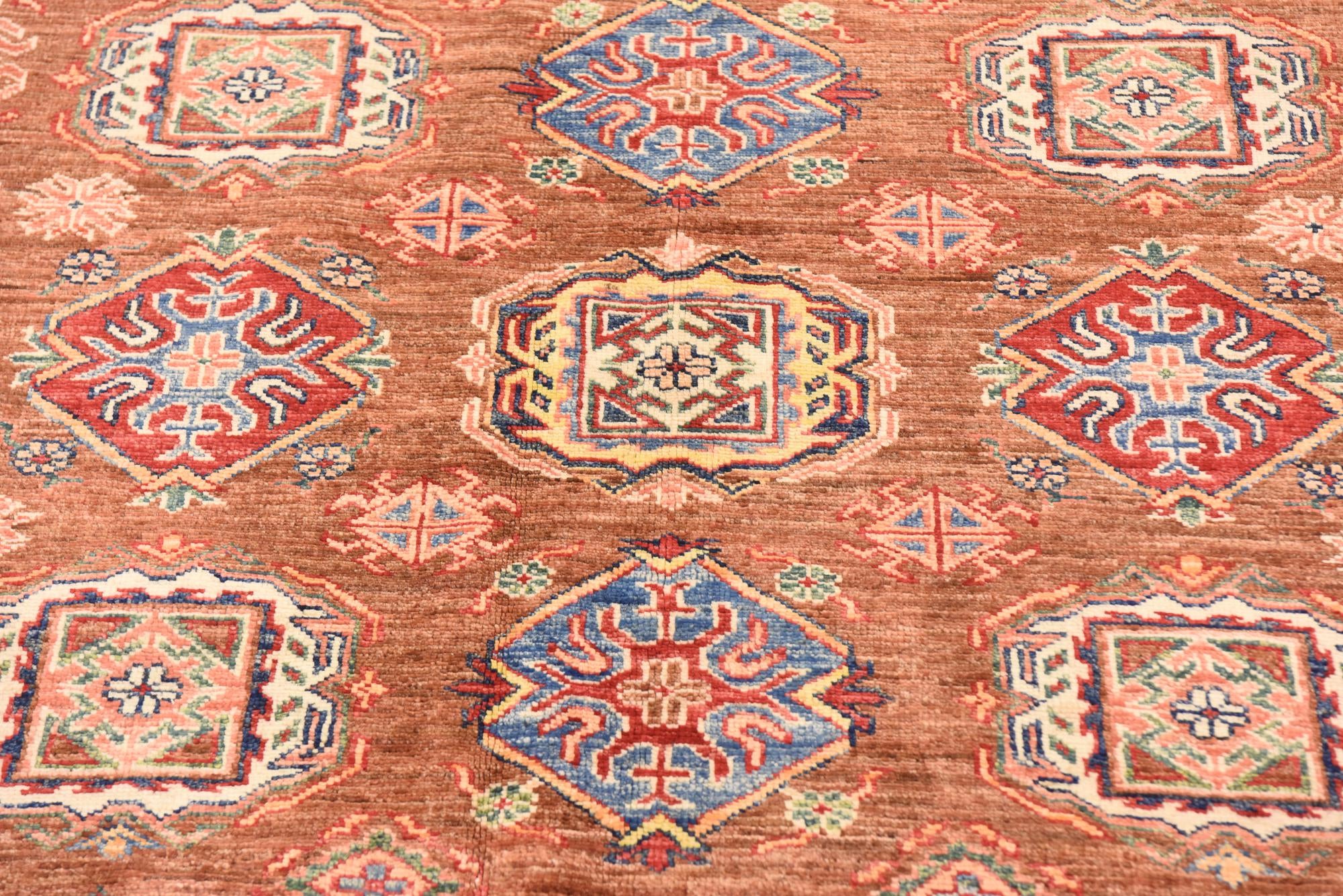 5' 6 x 7' 10 Hand Knotted Kazak Oriental Rug