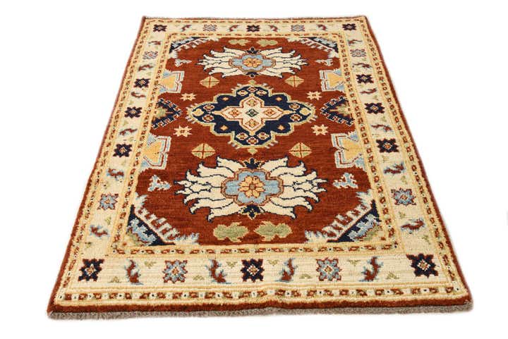 120cm x 180cm Handgeknüpft Kazak Wolle Teppich
