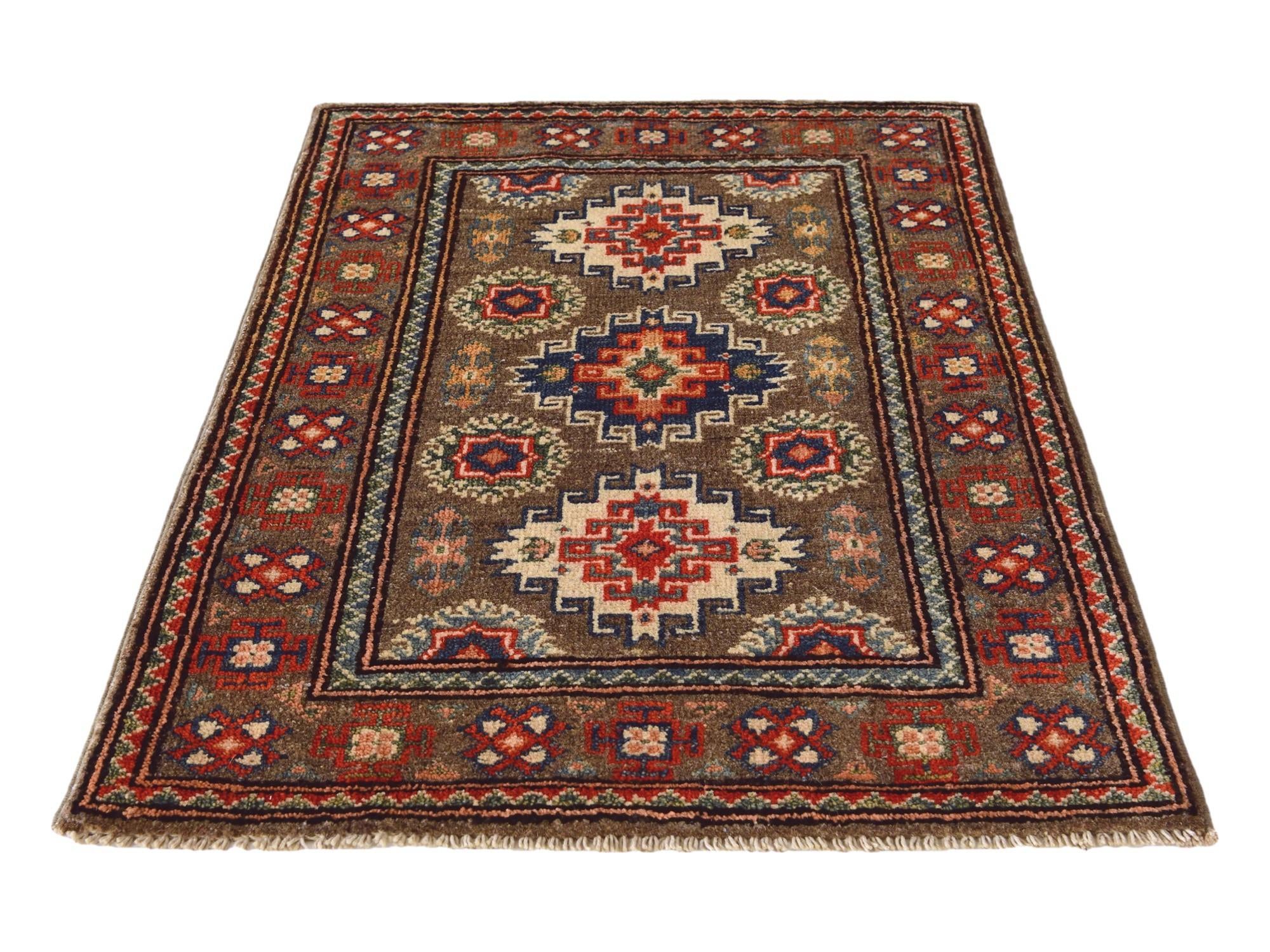 2' x 2' 10 Hand Knotted Kazak Rug