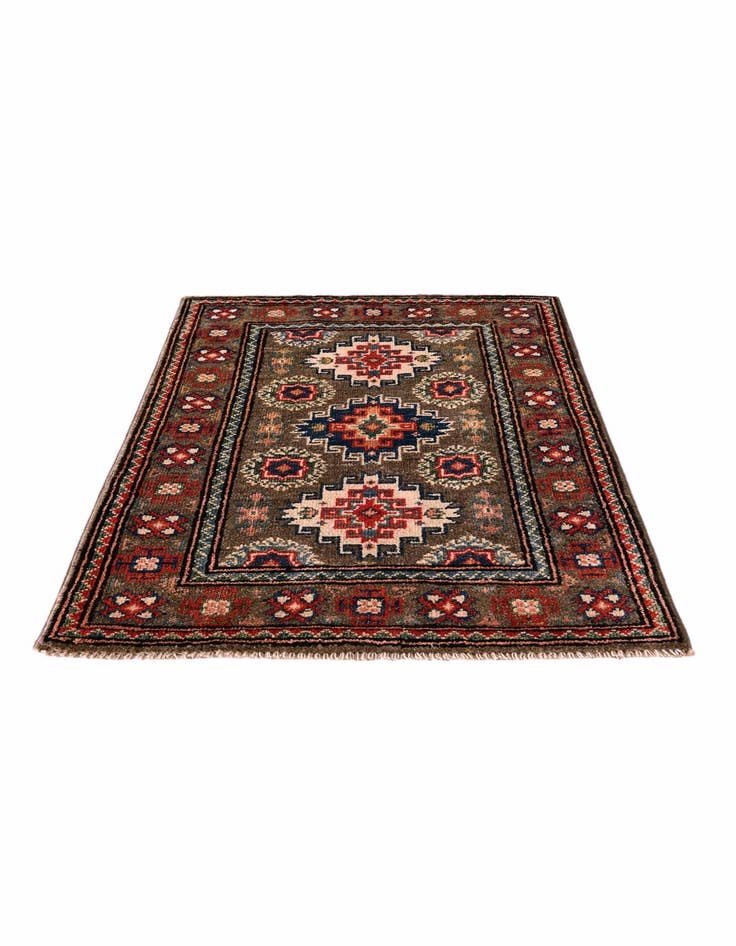 Detail image of 2' x 2' 10 Hand Knotted Kazak Rug