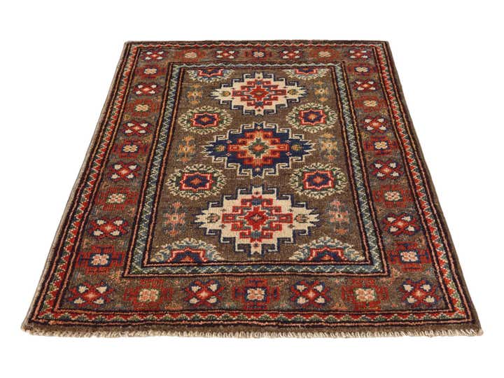 2' x 2' 10 Hand Knotted Kazak Rug