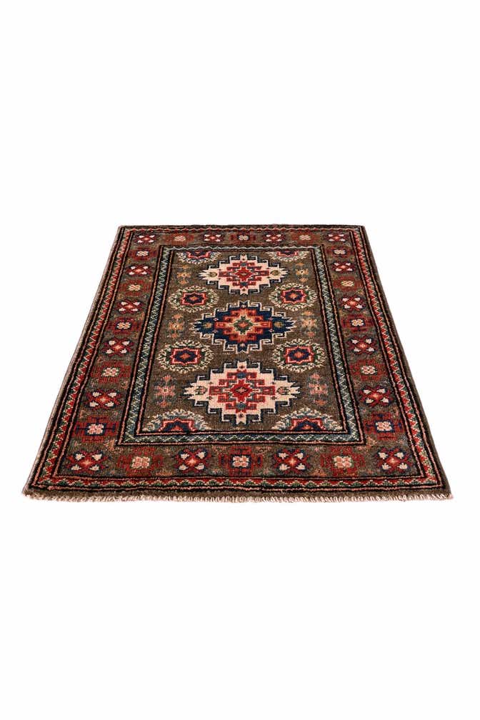 2' x 2' 10 Hand Knotted Kazak Rug