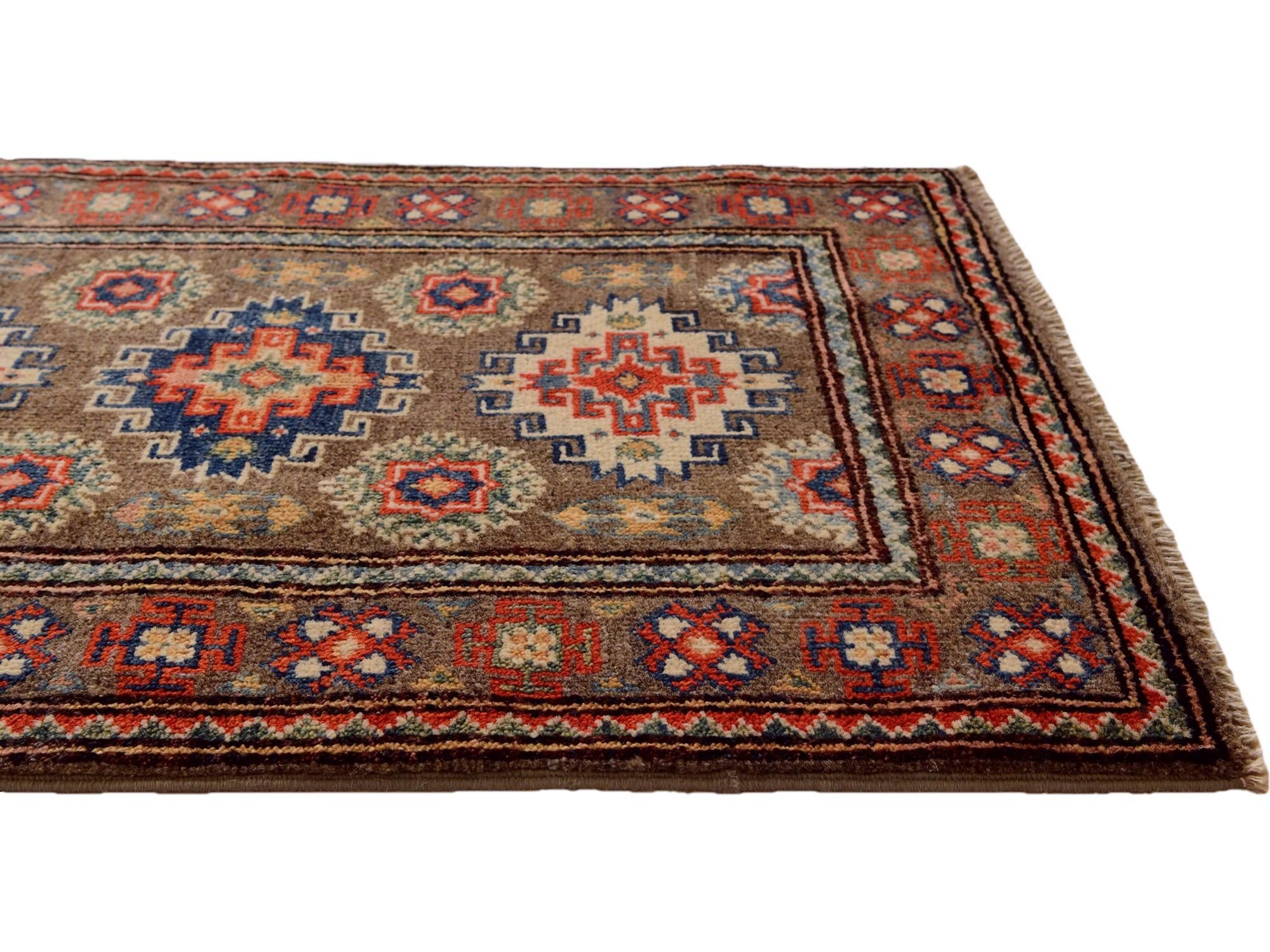 2' x 2' 10 Hand Knotted Kazak Rug