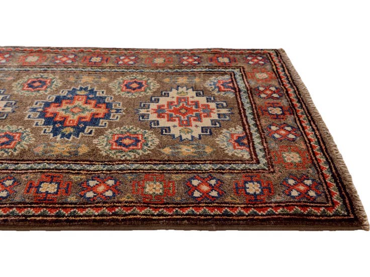 Detail image of 2' x 2' 10 Hand Knotted Kazak Rug