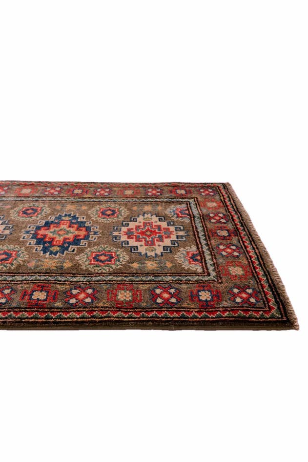 Detail image of 2' x 2' 10 Hand Knotted Kazak Rug