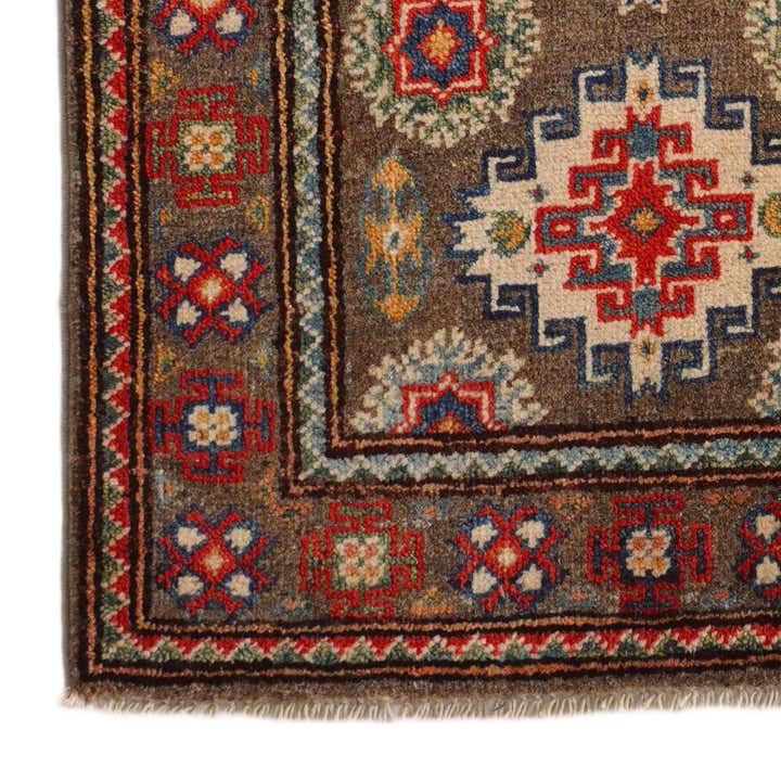 2' x 2' 10 Hand Knotted Kazak Rug