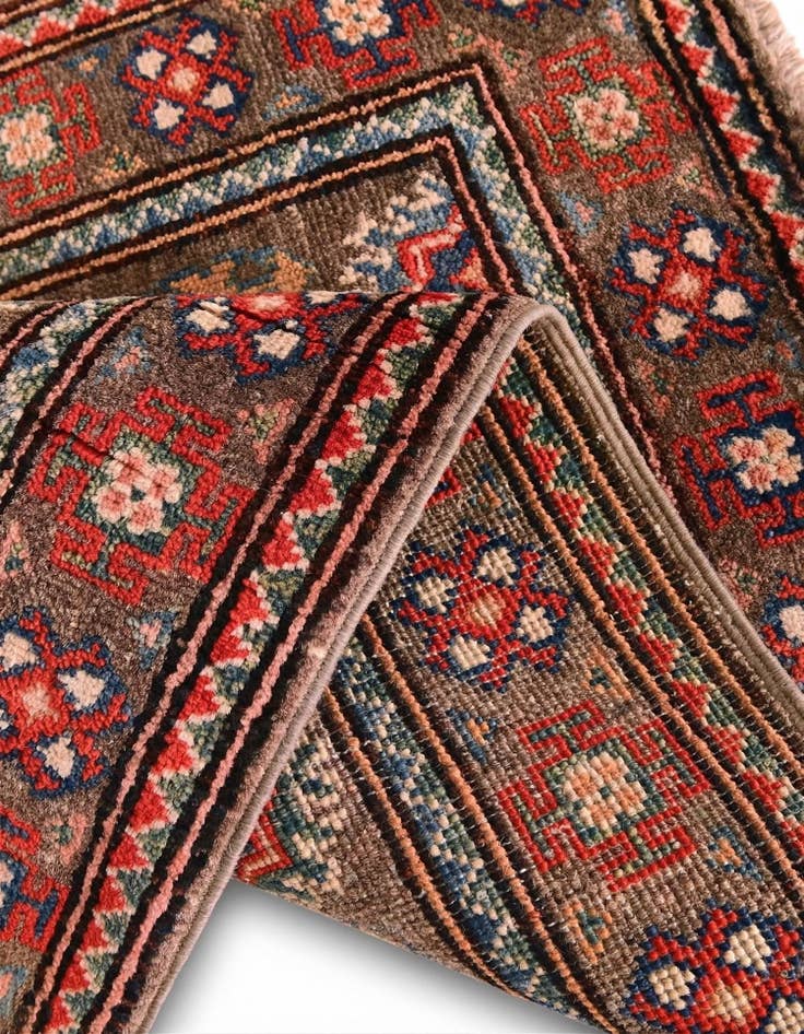 Detail image of 2' x 2' 10 Hand Knotted Kazak Rug