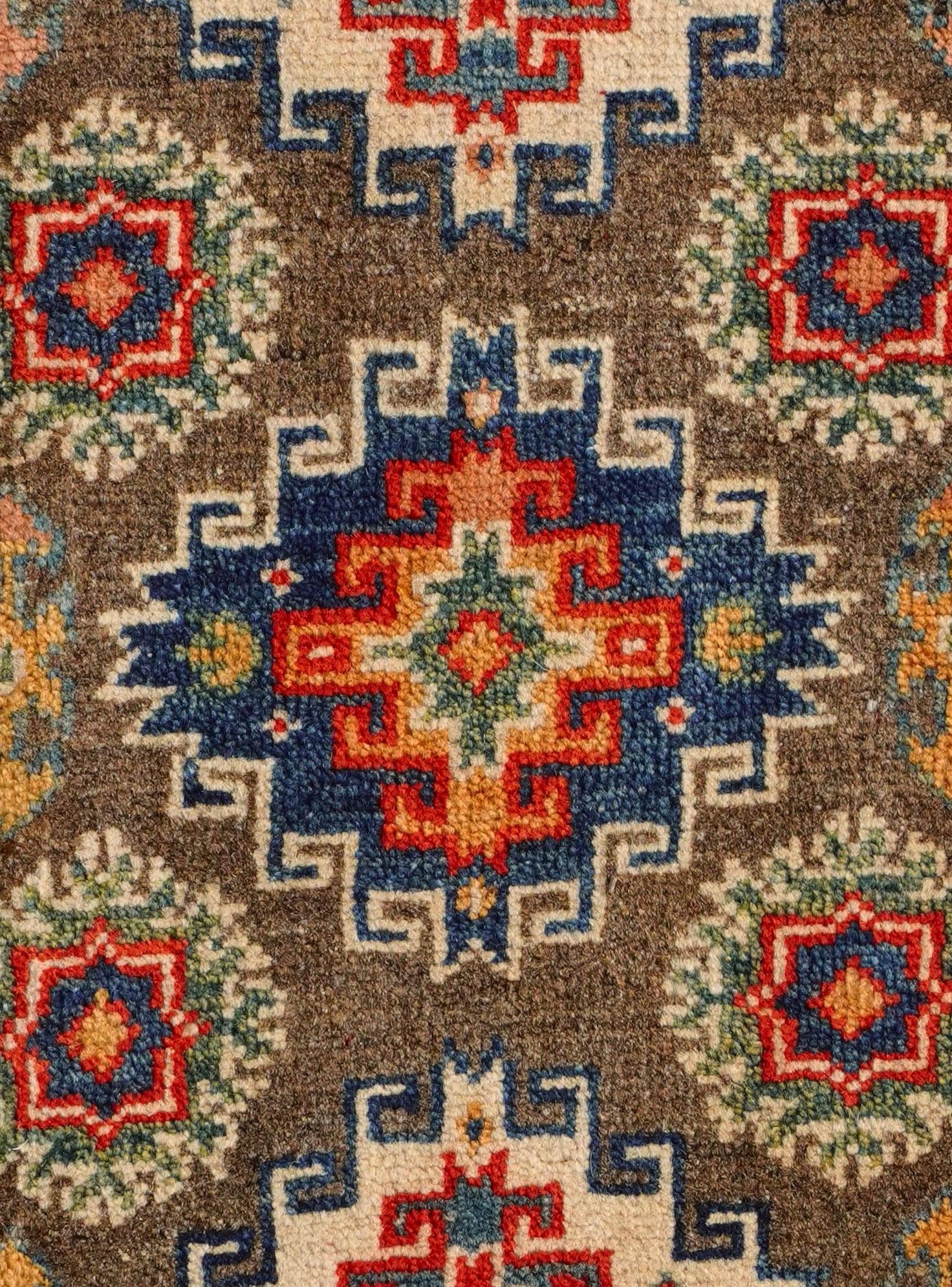 2' x 2' 10 Hand Knotted Kazak Rug