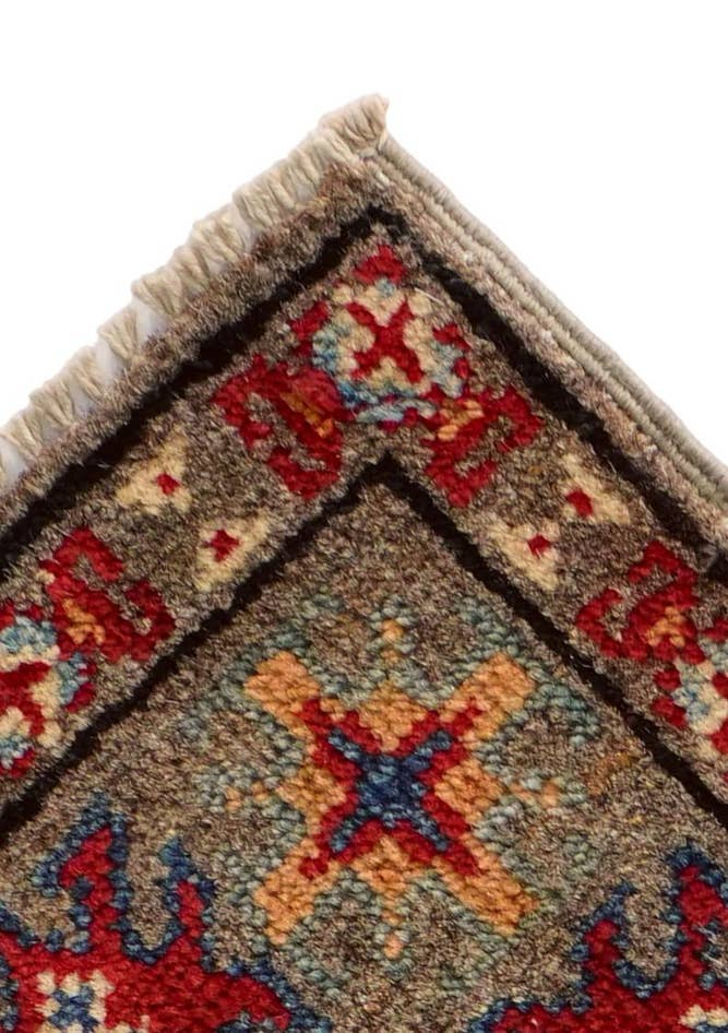 Detail image of 1' 11 x 3' Hand Knotted Kazak Rug