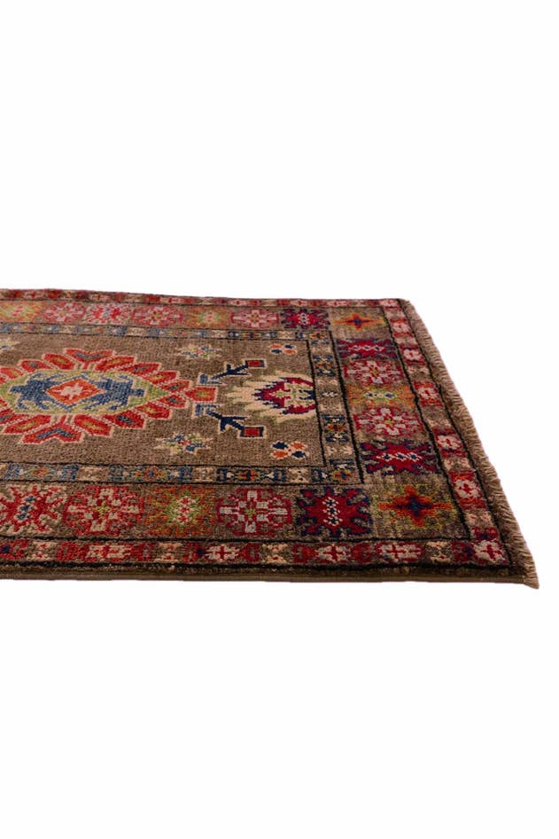 Detail image of 2' x 3' 1 Hand Knotted Kazak Rug