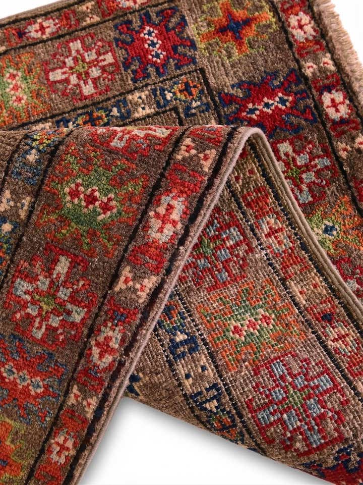 2' x 3' 1 Hand Knotted Kazak Rug