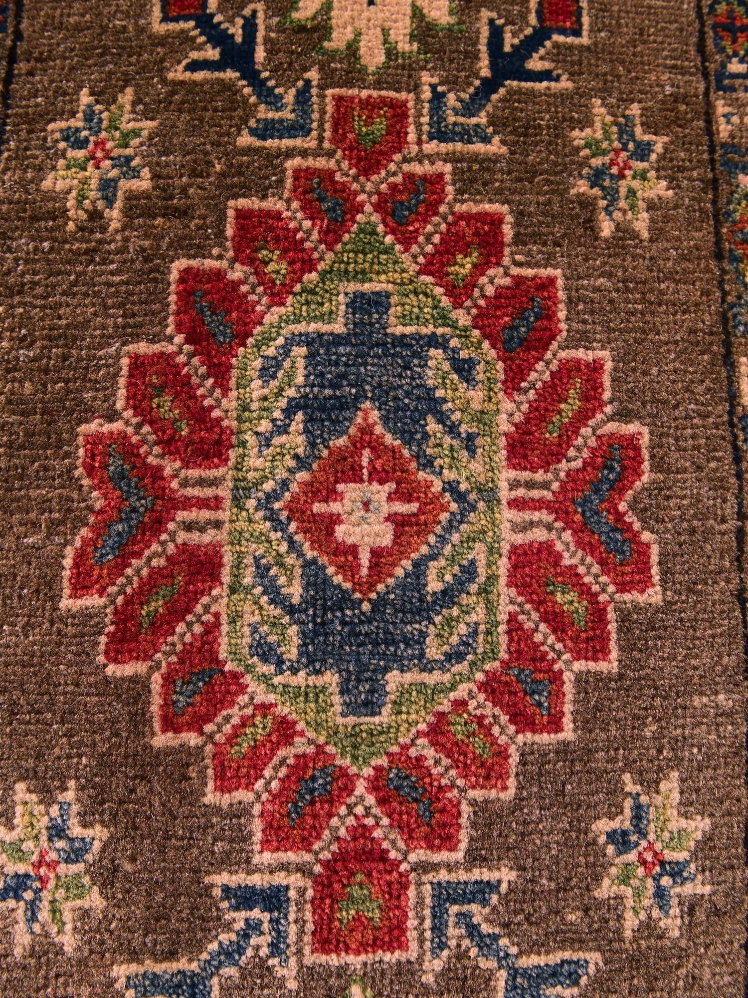 2' x 3' 1 Hand Knotted Kazak Rug
