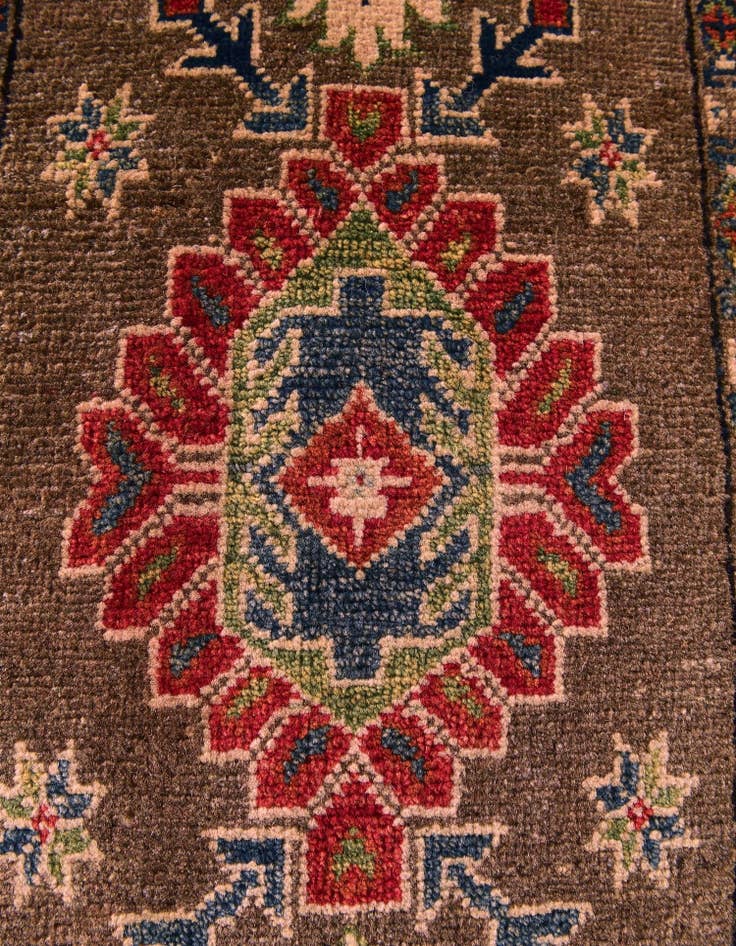 Detail image of 2' x 3' 1 Hand Knotted Kazak Rug