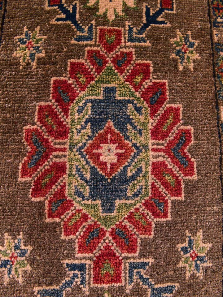 2' x 3' 1 Hand Knotted Kazak Rug