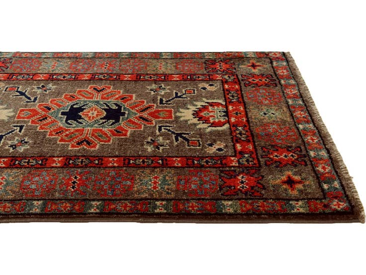Detail image of 2' x 3' 1 Hand Knotted Kazak Rug