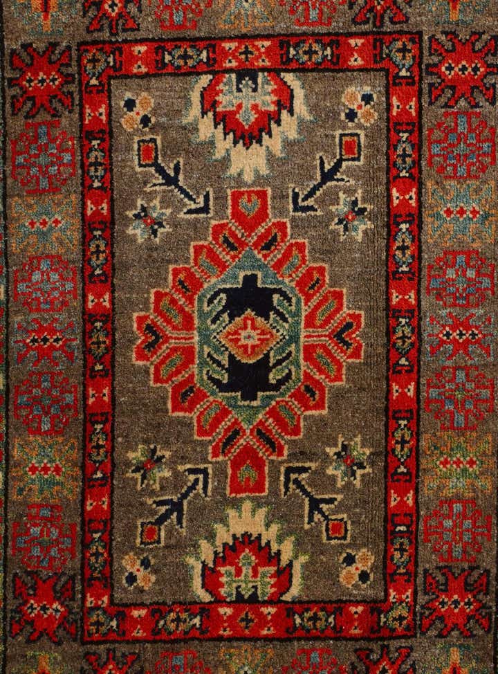 2' x 3' 1 Hand Knotted Kazak Rug