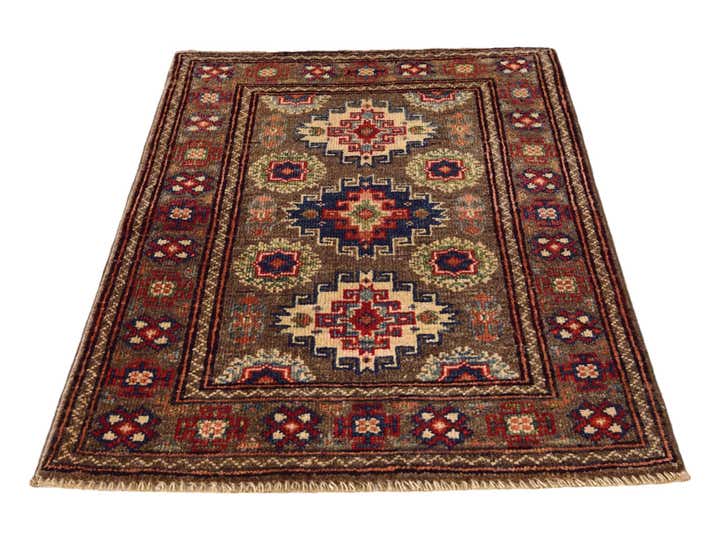 2' x 2' 10 Hand Knotted Kazak Rug