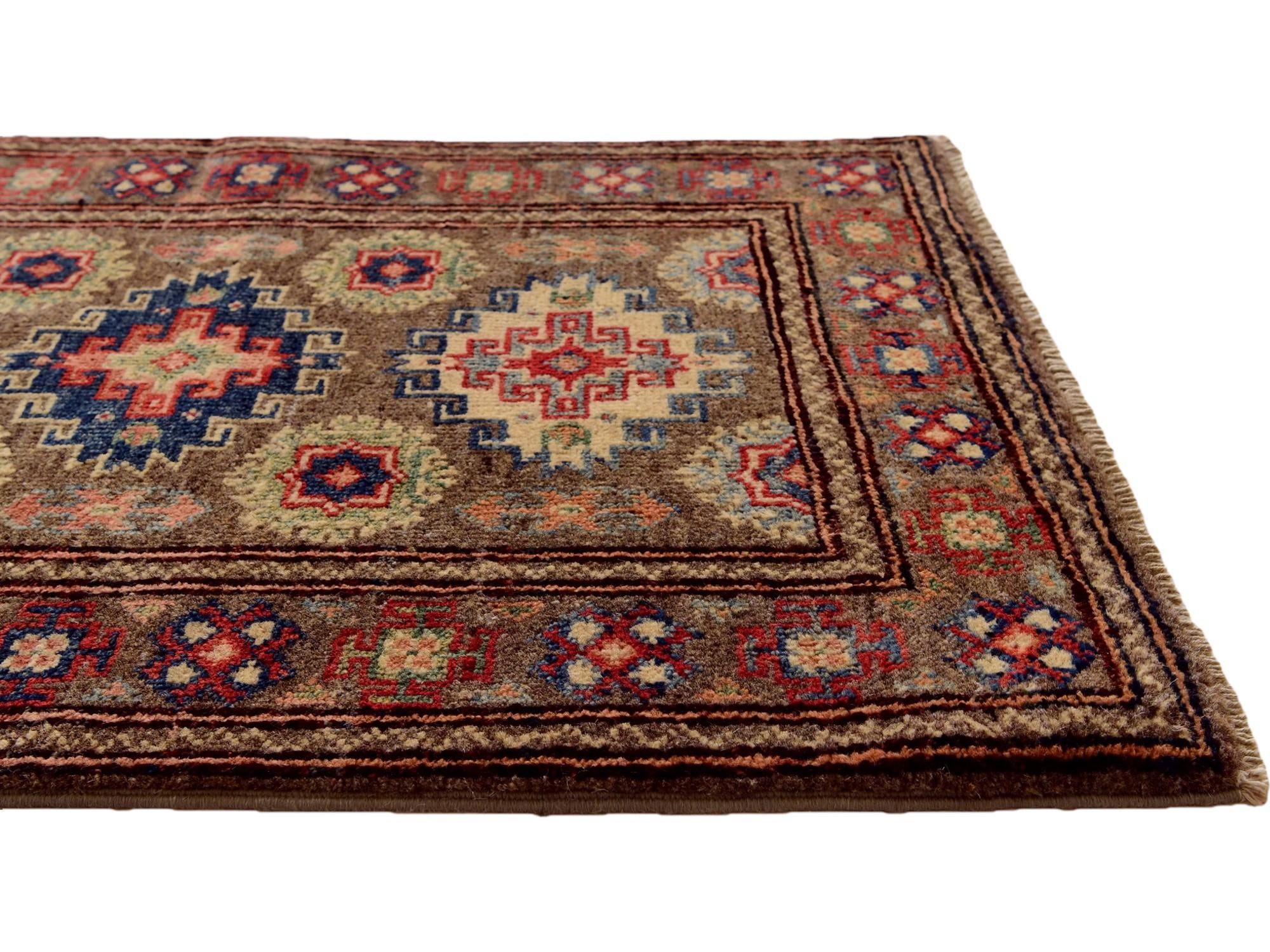 2' x 2' 10 Hand Knotted Kazak Rug