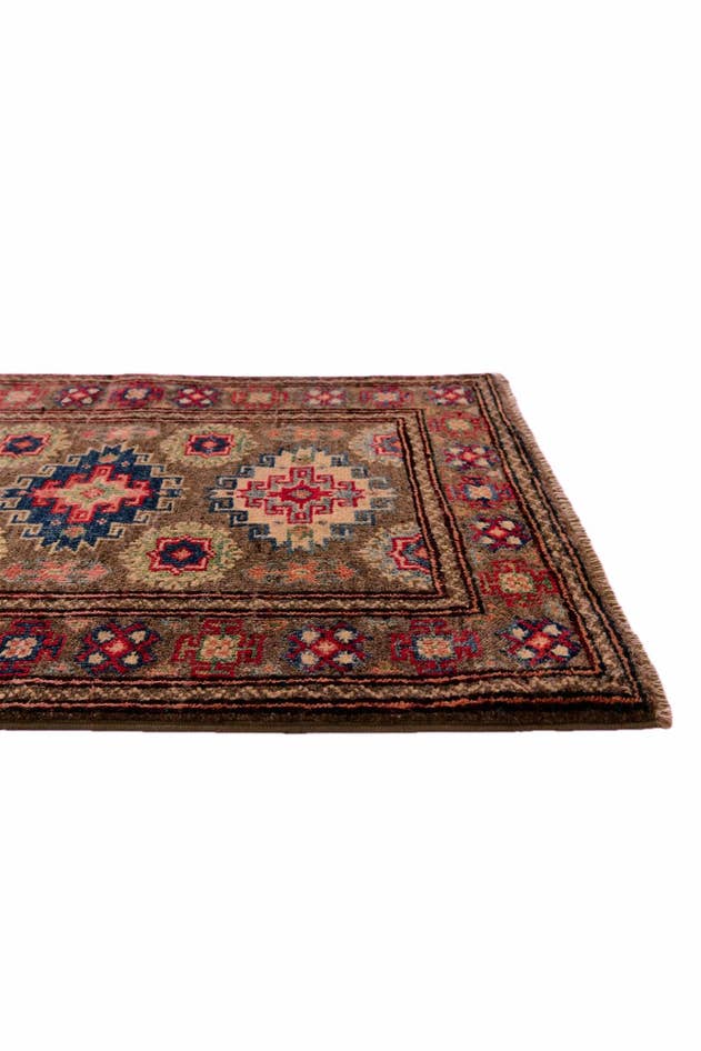 Detail image of 2' x 2' 10 Hand Knotted Kazak Rug