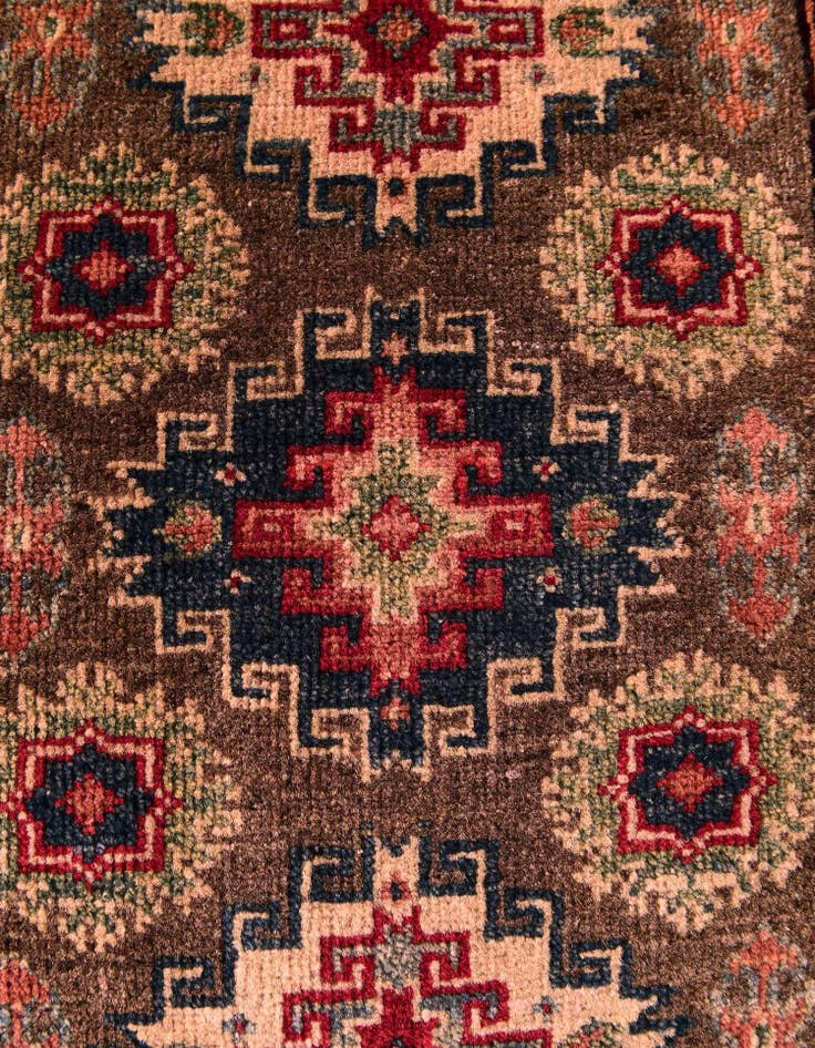 Detail image of 2' x 2' 10 Hand Knotted Kazak Rug