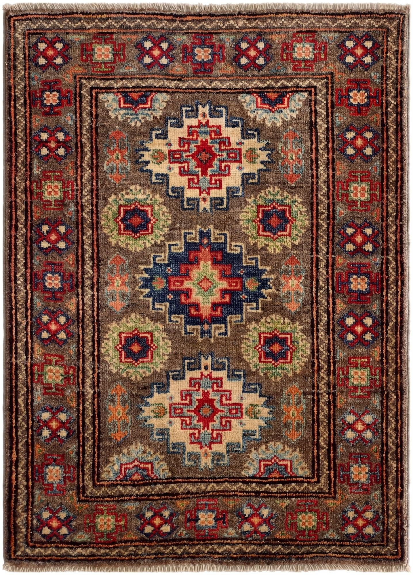 2' x 2' 10 Hand Knotted Kazak Rug