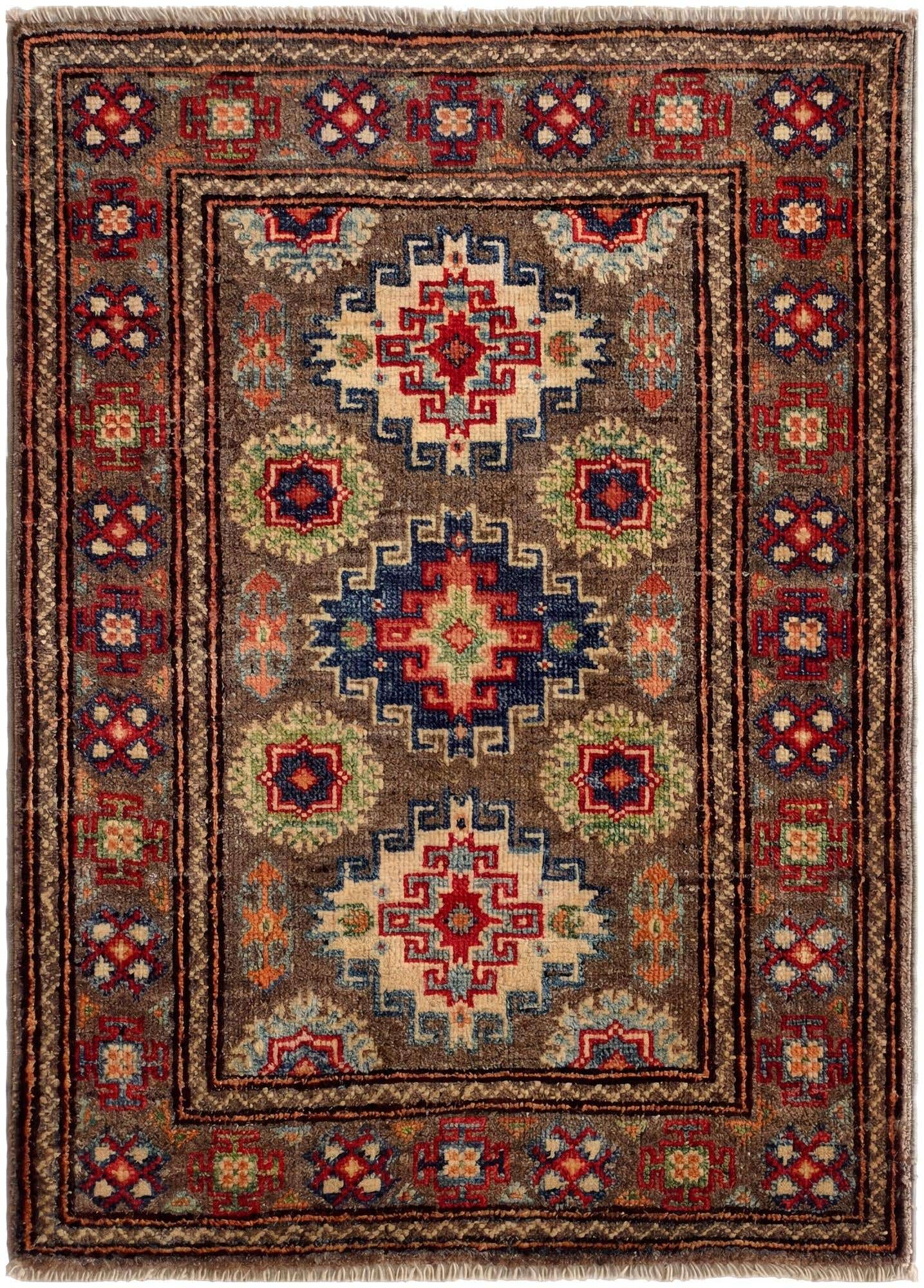 2' x 2' 10 Hand Knotted Kazak Rug