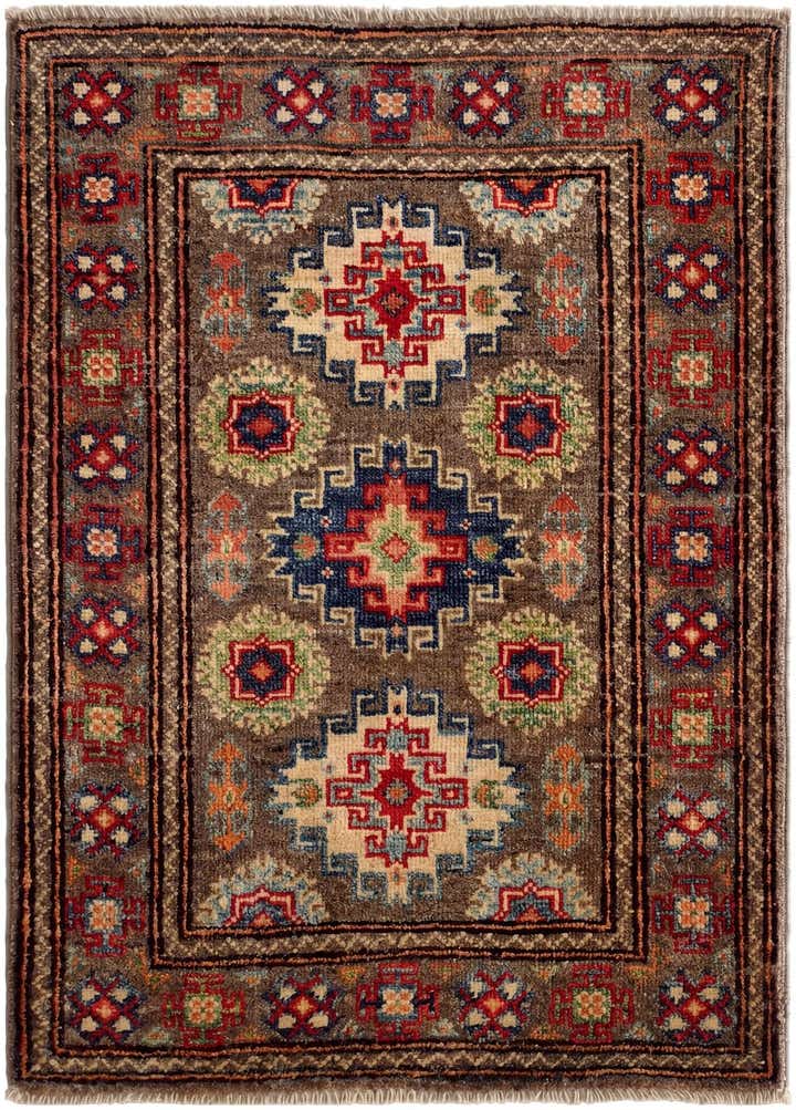 2' x 2' 10 Hand Knotted Kazak Rug