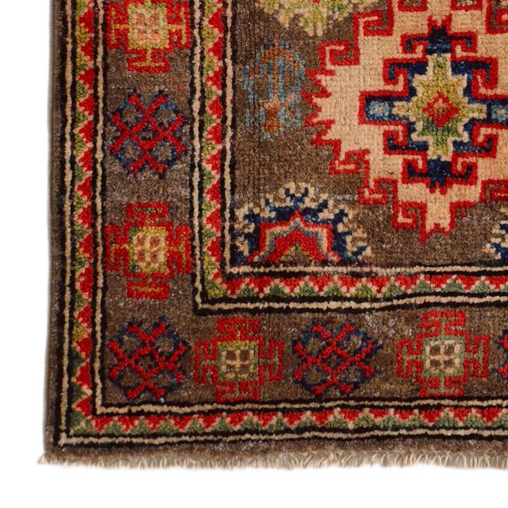 Detail image of 2' x 3' Hand Knotted Kazak Rug