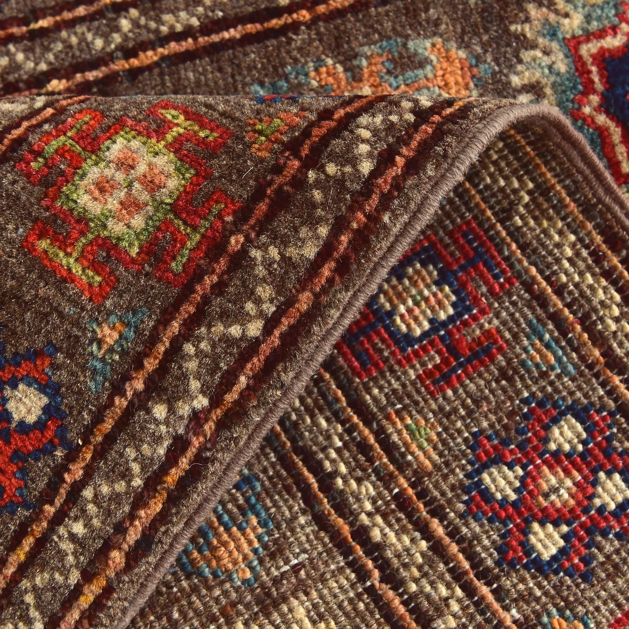 2' 1 x 2' 11 Hand Knotted Kazak Rug