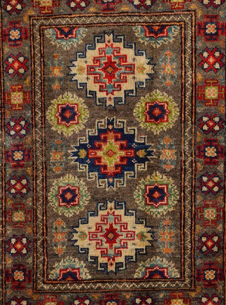 2' 1 x 2' 11 Hand Knotted Kazak Rug