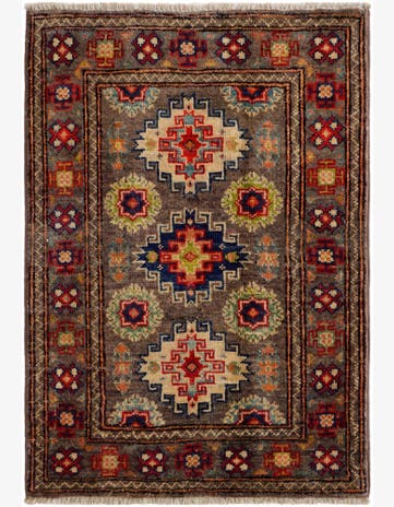 2' 1 x 2' 11 Hand Knotted Kazak Rug